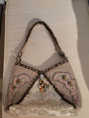 Vintage Mary Frances Embellished Handbag